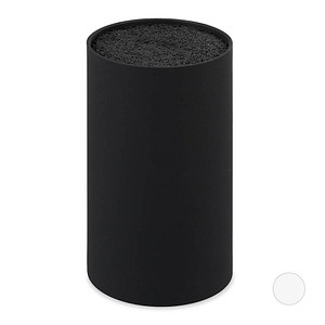 relaxdays Messerblock schwarz, 1 St.