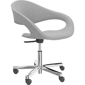 4260761572031 - Besucherstuhl Elan 4260761572031 hellgrau Stoff