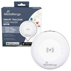 MediaRange - Bluetooth-Tracker MRMA140 - Schlüssel- und Gegenstandsfinder - Weiß