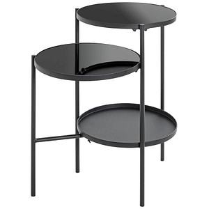 4001070475671 - Beistelltisch Glas schwarz 560 x 390 x 710 cm 4001070475671 HAKU Möbel