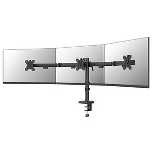 Neomounts Arm für Monitor-Halterung DS60-600BL3 schwarz für 3 Bildschirme, Tischbohrung