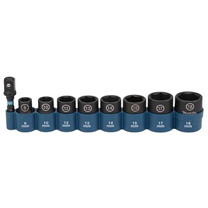 Image of makita Steckschlüssel-Satz IMPACT BLACK 3/8" E-16639 9-teilig