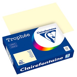Clairefontaine Kopierpapier Trophee 1871PC sand A4 80g 3329680001358 Clairefontaine 500 Blatt