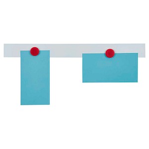 FRANKEN ST1350 - Magnethaftleiste, 50 cm x 5 cm, weiß, 10 Stück