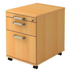 Pedusa Rollcontainer buche 3 Auszüge