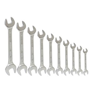 KS TOOLS® Doppelmaulschlüssel-Satz 10-teilig