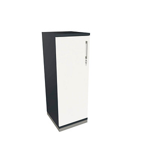4260649682111 - fm Aktenschrank Oldenburg 4260649682111 lavagrau weiß 2 Fachböden 400 x 442 x 1133 cm