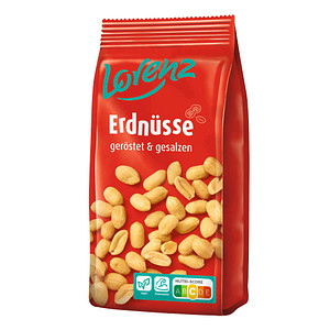 LORENZ Erdnüsse geröstet, gesalzen - Eisen