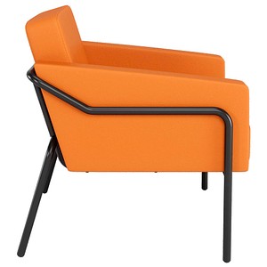 3660141964493 - Sessel MEDSO L orange schwarz Kunstleder 3660141964493 meet powered by Paperflow