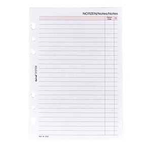 4024859025423 - Ersatzeinlage für Planer Notizen A5 4024859025423 bind B2542 50 Blatt 4024859025423 - Ersatzeinlage für Planer Notizen A5 4024859025423 bind B2542 50 Blatt