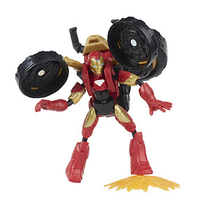 5010993792078 - Marvel F02445L0 Iron Man mit 2-in-1 Motorrad Figur 5010993792078 Hasbro