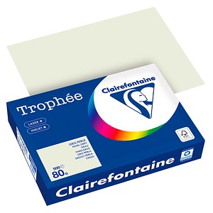 Clairefontaine Kopierpapier Trophee 1788PC grau A4 80g 3329680001761 Clairefontaine 500 Blatt