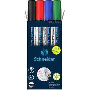 4004675143044 - Boardmarker-Set Maxx 293 129384 Etui 4-farbig sortiert 2-5mm Keilspitze 4004675143044 4 Stück 4004675143044 - Boardmarker-Set Maxx 293 129384 Etui 4-farbig sortiert 2-5mm Keilspitze 4004675143044 4 Stück