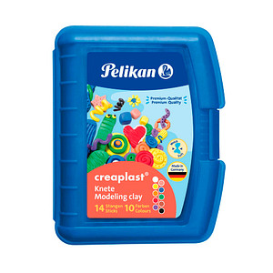 Pelikan Creaplast Knetmasse 14 Teile Bunt 240g