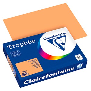 Clairefontaine Kopierpapier Trophee 1878PC clementine A4 80g 3329680002140 Clairefontaine 500 Blatt