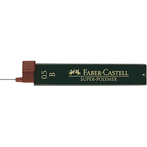 4005401010463 - FABER-CASTELL SUPER-POLYMER Feinminen-Bleistiftminen schwarz B 05 mm 12 St