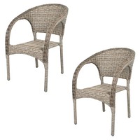 Gartenstühle günstiger online kaufen >> büroshop24 2 Harms Gartenstühle Garden Pleasure Modesto grau