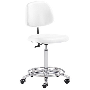 4032376551097 - Arbeitsdrehstuhl  weiß   chrom bis 120kg 4032376551097 Mayer