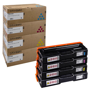 RICOH Type SP C250E  schwarz, cyan, magenta, gelb Toner, 4er-Set