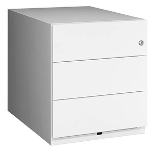 BISLEY Note Rollcontainer verkehrsweiß 3 Auszüge 42,0 x 56,5 x 49,5 cm
