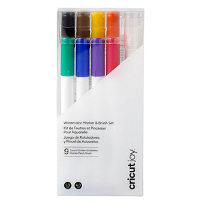 0093573825026 - ? Joy Aquarellstifte & -pinsel farbsortiert (grün blau violett rot schwarz braun gelb orange) 0093573825026 9 Stück