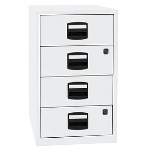 5020073708486 - Bisley Home Beistellschrank PFA 4 Schubladen Verkehrsweiß 413 x 400 x 672 mm 5020073708486 - Bisley Home Beistellschrank PFA 4 Schubladen Verkehrsweiß 413 x 400 x 672 mm