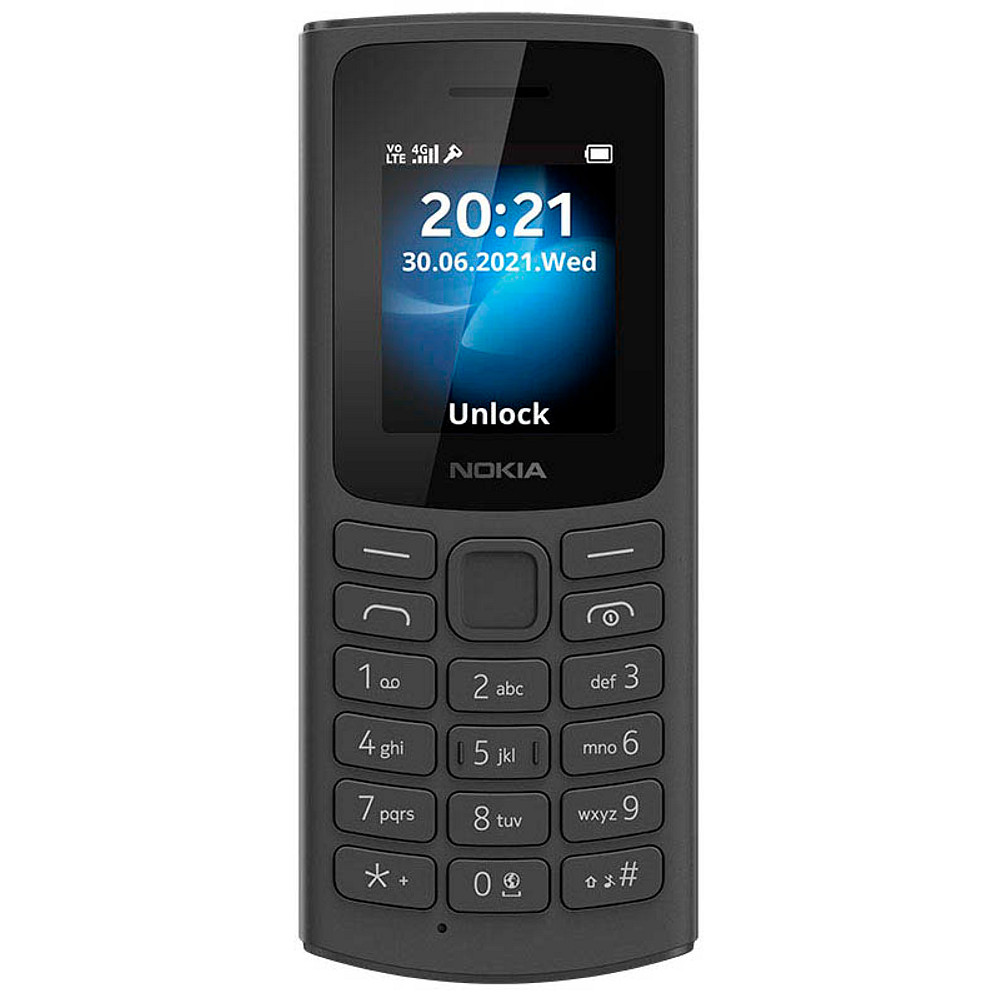 NOKIA 105 4G (2022) Dual-SIM-Handy schwarz