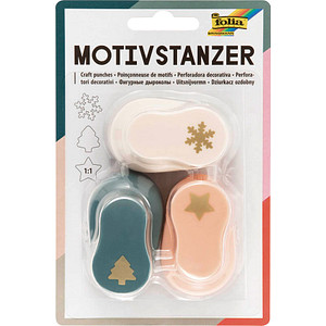 4001868070095 - 3 folia SternSchneeflockeBaum Motivlocher SternSchneeflockeBaum 4001868070095 3 Stück