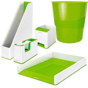 Schreibtischset WOW Duo Colour perlweiß/grün