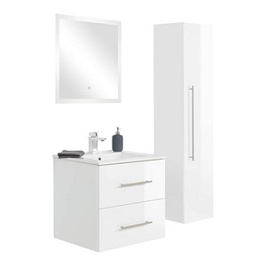 Badmöbel-Set HOMELINE weiß/weiß
