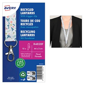 5014702149412 - Lanyards Floral weiß 10 St