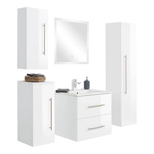 Badmöbel-Set HOMELINE weiß/weiß