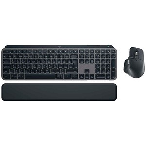 Logitech MX Keys S Combo Tastatur-Maus-Set kabellos schwarz