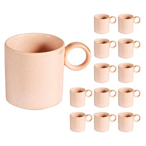 ID Fine Espressotassen Adel Ring rosé 0,08 l, 12 St.