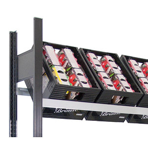 4058255039036 - Getränkekistenregal 37006-S schwarz silber 1000 x 300 x 1800 cm 4058255039036 SCHULTE