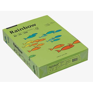 Rainbow A4 Kopierpapier leuchtend grün 80 g/qm 500 Blatt