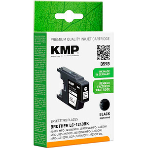 4011324370775 - B59B - Kompatibel - Tinte auf Pigmentbasis - Schwarz - Brother - Einzelpackung - DCP J 525 W - DCP J 725 DW - DCP J 925 DW - MFC-J 430 Series - MFC-J 430 W - MFC-J 5910 DW - MFC-J 625