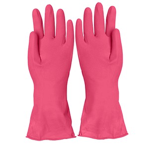 4015544259056 - unisex Gummihandschuhe Bettina pink Größe 10 1 Paar