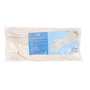 4015544272697 - unisex Arbeitshandschuhe Nature weiß Größe 7 24 St