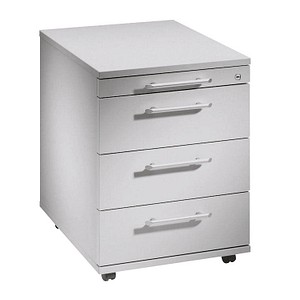 Rollcontainer lichtgrau 4 Auszüge