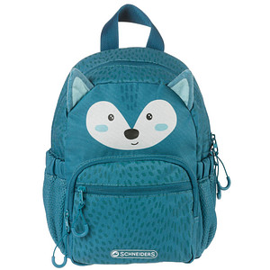 9002638227201 - SCHNEIDERS Kindergartenrucksack Wolf Kunstfaser petrol