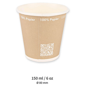 4015544722543 - NATURE Star Kaffeebecher Only Paper 403063 150ml 4015544722543 GmbH 50 Stück 4015544722543 - NATURE Star Kaffeebecher Only Paper 403063 150ml 4015544722543 GmbH 50 Stück