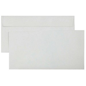 0726529059618 - Briefumschläge DIN lang ohne Fenster grau haftklebend 50 St