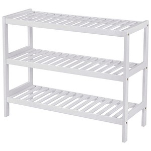 SONGMICS Schuhregal weiß 70,0 x 26,0 x 55,0 cm, 1 St.