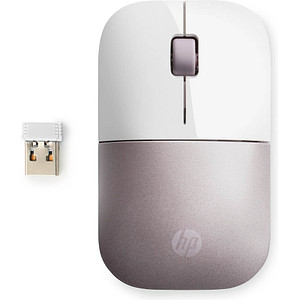 0193424531004 - Hewlett Packard Z3700 Maus 4VY82AA kabellos USB-Empfänger weiß pink (4VY82AAABB)