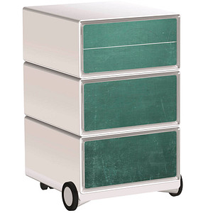 3660141949988 - easyOffice Vintage Rollcontainer weiß bunt 4 Auszüge 390 x 436 x 642 cm 3660141949988 PAPERFLOW