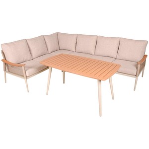 Garden Pleasure Loungegruppe TULUM, beige Metall
