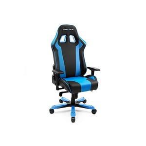 KING Gaming Stuhl blau Kunstleder