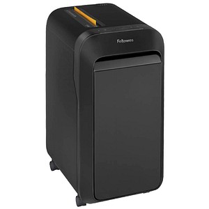 AKTION: Fellowes Powershred LX 221 Aktenvernichter mit Partikelschnitt P-5, 2 x 12 mm, bis 19 Blatt, schwarz mit 60 Euro CashBack