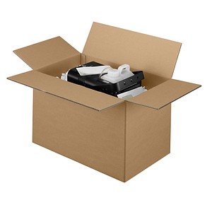 Nestler Wellpapp-Faltkartons 2-wellig braun 61,3 x 36,3 x 37,8 cm Außenmaß, 20 St.